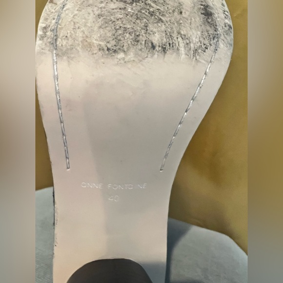 Anne Fontaine Boston black laser cut booties - Picture 2 of 5